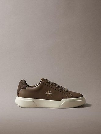 Calvin Klein Leren Duurzame Chunky Sneakers Met