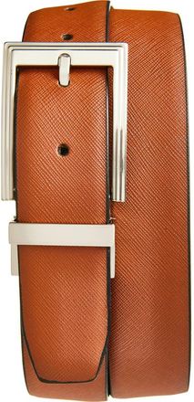 Vince Camuto Reversible Leather Belt in Tan/Black at Nordstrom Rack, Size 34