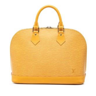Louis Vuitton Pre-owned Womens Epi Alma Pm - Mustard Leather - One Size
