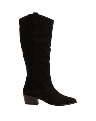 8 by YOOX SPLIT LEATHER WESTERN HIGH BOOT