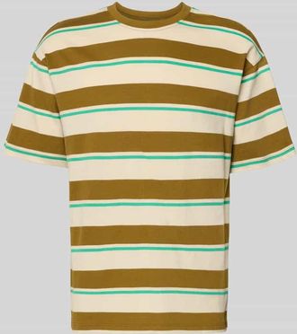 Blend T-Shirt mit Streifenmuster Modell KYRAN in Beige, Gr&ouml;&szlig;e 3XL