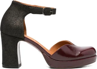 Chie Mihara 80mm Damaho Ankle-strap Block-heel Sandals