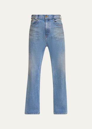 Willy Chavarria Mens Flared Denim Jeans