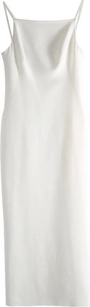 Givenchy Abito lungo Sliced con scollo quadrato - Toni neutri
