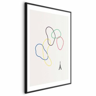 OEM P&oacute;ster - C&iacute;rculos Coloridos - Gr&aacute;ficos Digitales - Minimalismo