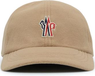 Moncler Branded Baseball Cap in Beige