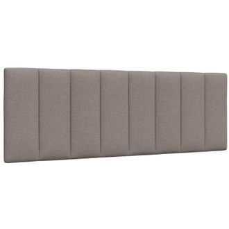 vidaXL Cuscino Testiera Hanko Tortora 140 cm in Tessuto vidaXL
