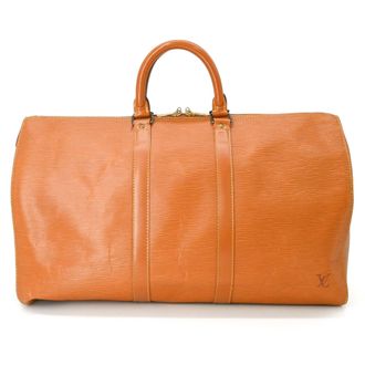 Louis Vuitton Gold Cipango Light Brown Epi Leather Boston Bag (Pre-Owned)