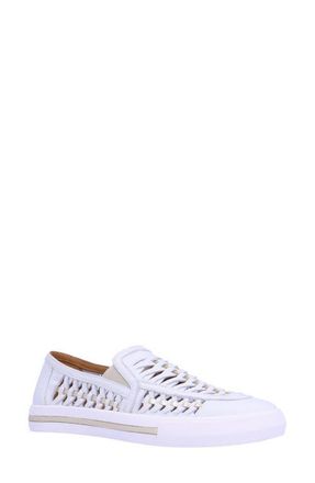 L'Amour Des Pieds Karsha Woven Slip-On Shoe in White at Nordstrom, Size 6.5