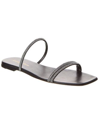 Gianvito Rossi Cannes Suede Sandal