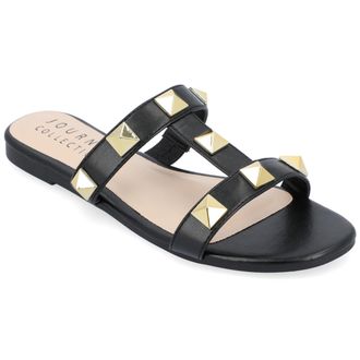Journee Collection Women & apos;s Kendall Flat Sandals