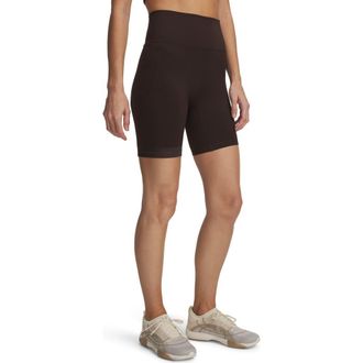 Under Armour Meridian Bike Shorts in Kona Brown //Kona Brown at Nordstrom, Size X-Small
