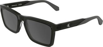 Calvin Klein Zonnebril - Heren - Zonnebrillen - Grijs - 56 MM - Accessoires