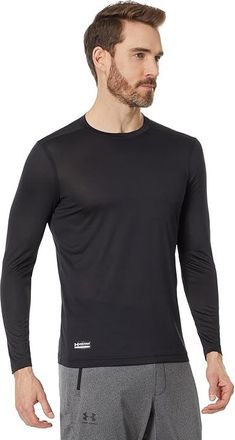 Under Armour UA Tac Tech Long Sleeve T-Shirts Mens T Shirt Black : 2XL, Polyester