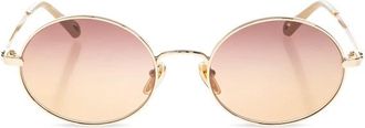 Chlo&eacute; Zonnebril - Dames - Zonnebrillen - Geel - 55 MM - Accessoires