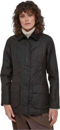Barbour Jassen, Dames, Bruin, 3Xs, Katoen, Classic Beadnell Wax Jacket