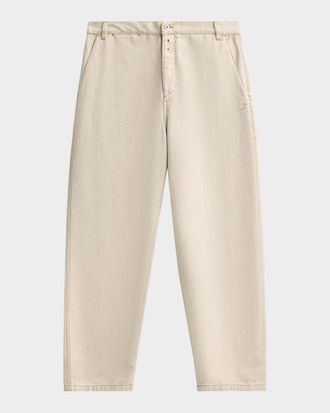 Jacquemus Men & apos;s Le De Nimes Cotton-Hemp Pants