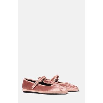 Scarosso Petra Slippers in Antique Pink - Velvet at Nordstrom, Size 35