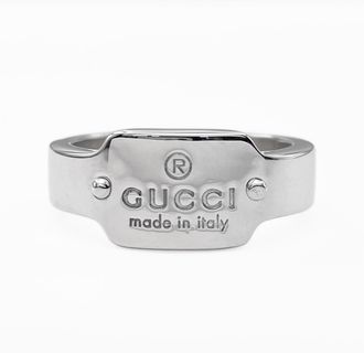Gucci Silver Silver 925 Band Ring (Pre-Owned)