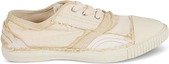 Maison Margiela frayed-detail sneakers - Neutrals