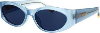Jacquemus Dames, Accessoires, Blauw, Maat: 55 MM