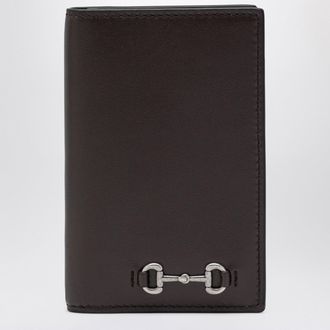 Gucci Cocoa long cardholder with Horsebit