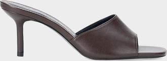 Staud 65mm Bea Leather Mules