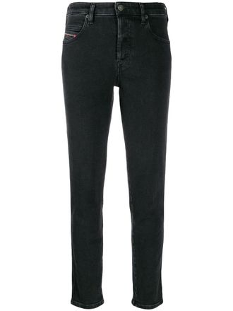Diesel slim fit jeans - women - Cotton/Polyester/Spandex/Elastane - 24/32 - Black