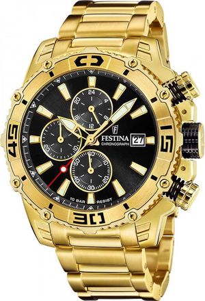 Festina F20492-4 Mens Prestige Watch - Gold - One Size