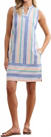 Hatley Marin Dusk Stripes Shift Dress In Grey