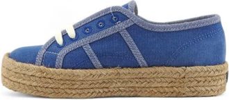 Superga 2730 Rope - Dames - Espadrilles - Blauw - 36 EU - Katoen - Schoenen