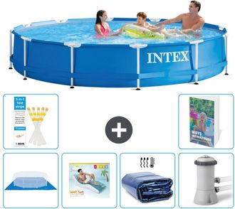 Intex Piscina Con Estructura Redonda - 366x76 Cm - 7-piezas S171