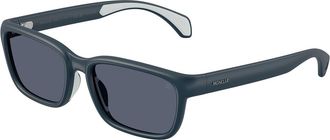 Moncler ME8002 SLICKA Polarized 50082V Mens Sunglasses Blue Size 55