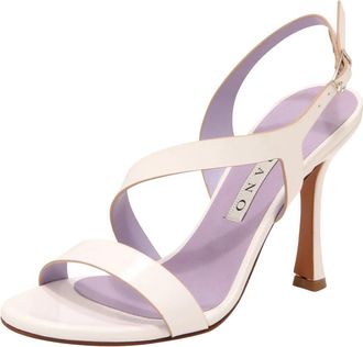 Albano 5097 Vernice Patent Sandal - Dames - Schoenen - Wit - Maat: 37 EU