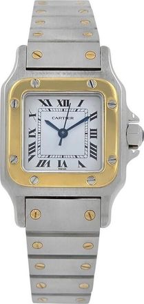 Cartier Pre-owned Cartier Santos Automatic White Dial Ladies Watch 0902