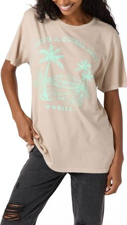 O'Neill Have a Swell Day Graphic T-Shirt in Simply Taupe at Nordstrom, Size Small