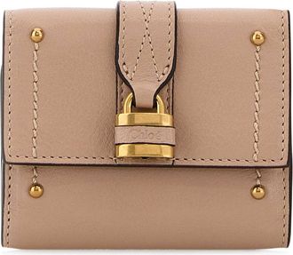 Chlo&eacute; Antiqued Pink Leather Mini Paddington Wallet