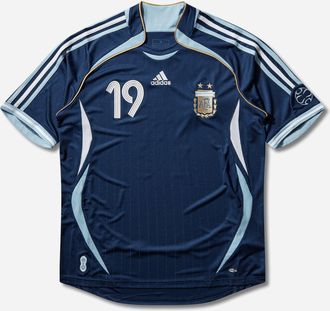 adidas Men s Argentina Away Jersey 2006 Messi Dark Blue