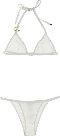 Dolce & Gabbana White Polyamide Womens Bikini
