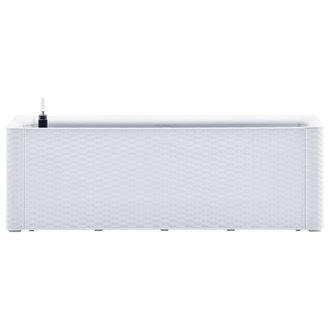 Berkfield Home Garden Raised Bed with Self Watering System White 100x43x33 cm | Size: 100 x 43 x 33 cm