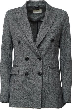 Circolo 1901 Doppiopetto Blazer - Dames - Jassen - Zwart - Maat: M Katoen