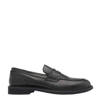 AM Shoe Company leren loafers zwart