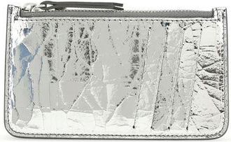Maison Margiela Zilveren Kalfsleer Bos Taurus Portemonnee