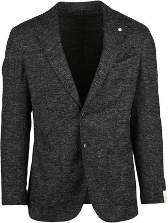 L.B.M. 1911 Giacca Stondata - Heren - Blazers - Zwart - M - Wol - Jassen