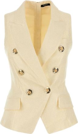 Balmain Gilet doppiopetto con bottoni - Toni neutri