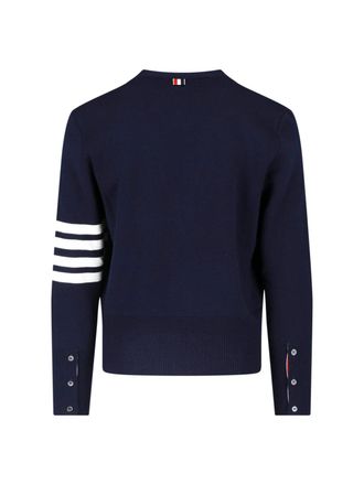 Thom Browne Mens Sweaters Blue Virgin Wool