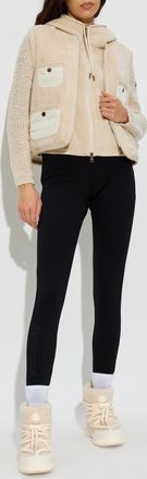 Moncler Vest Mimosas, Womens, Cream