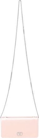 Valentino VLogo Signature Chain Wallet - Dames - Mini tas - Roze - ONE Size - Tassen