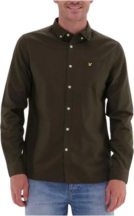 Lyle & Scott Casual Oxford Overhemd - Heren - Casual Overhemden - Groen - XS - Katoen - Overhemden