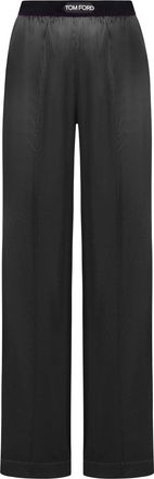 Tom Ford STRETCH SILK SATIN PANTS - Tom Ford - Woman